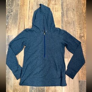 Lucy Quarter Zip Long Sleeve Hoodie/Light Sweatshirt
